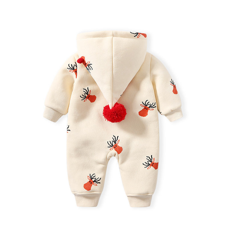 Khaki Padded Warm Baby Clothes sariiholidaycouture