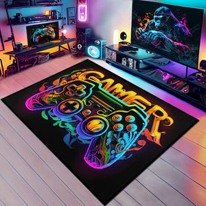 Boy's Room Cloth With E-sports Games Carpet sariiholidaycouture