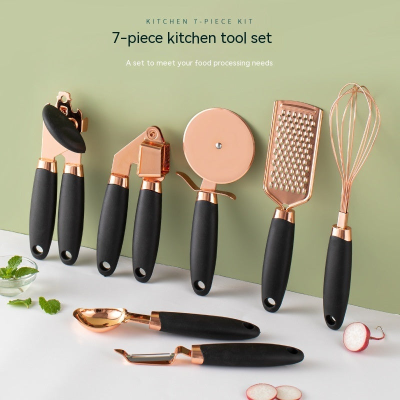 Kitchen Household Peeler Gadget Copper Plating Set sariiholidaycouture
