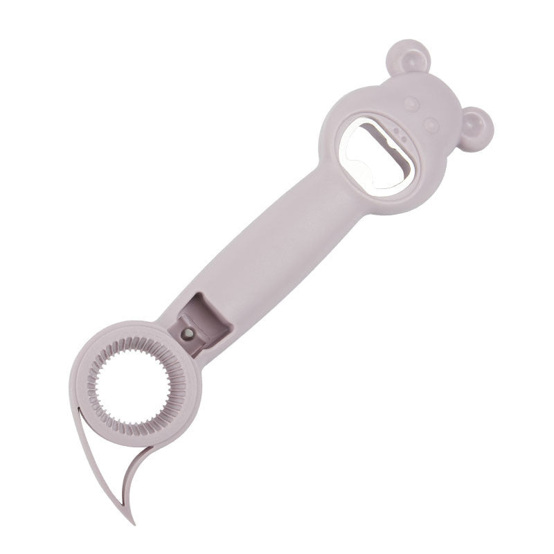 New Cute Multifunction Jar Can Beer Bottle Opener Manual Bottle Opener 4 In 1 Multifunctional Topless Can Opener Kitchen Gadget Bar Tool Accessories sariiholidaycouture