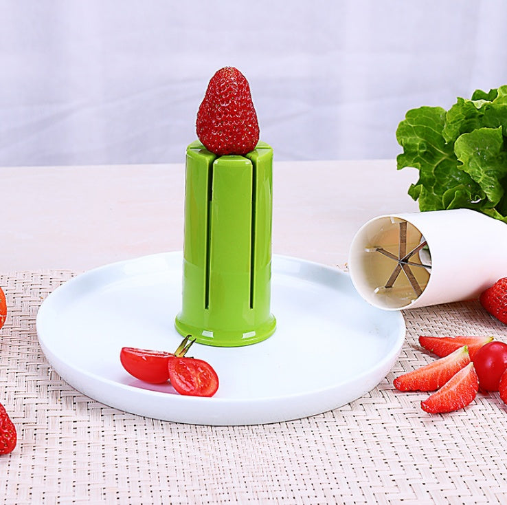 Creative Vegetable Cutters Fruit Kitchen Cucumber Carrot Divider Strawberry Slicer Splitter Kitchen Gadget Accessories sariiholidaycouture
