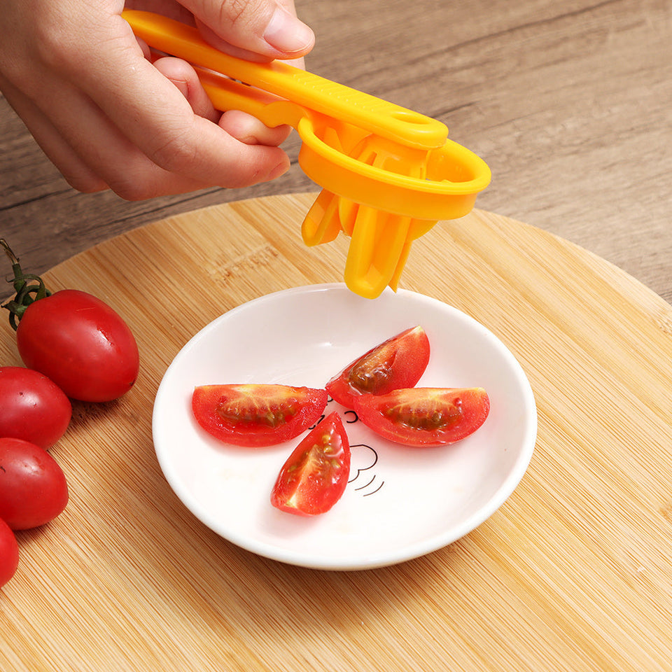 Tomato Slicer Cutter Grape Tools Cherry Kitchen Pizza Fruit Splitter Artifact Small Tomatoes Accessories Manual Cut Gadget sariiholidaycouture