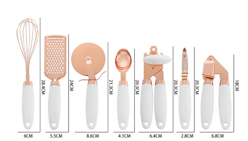 Kitchen Household Peeler Gadget Copper Plating Set sariiholidaycouture