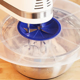 Plastic Eggs Mixer Anti Splash Lid Gadget for Egg Beater Bowl Cover Paste Cake Baking Tool Kitchen Cooking Accessories Supplies sariiholidaycouture
