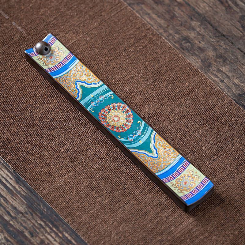 Enamel Wire Incense Burner Incense Insert Ornaments Ceramic Creative Tea Ceremony Enshrines Antique Lying Incense Burner Household Cloisonne Sandalwood Incense Burner sariiholidaycouture