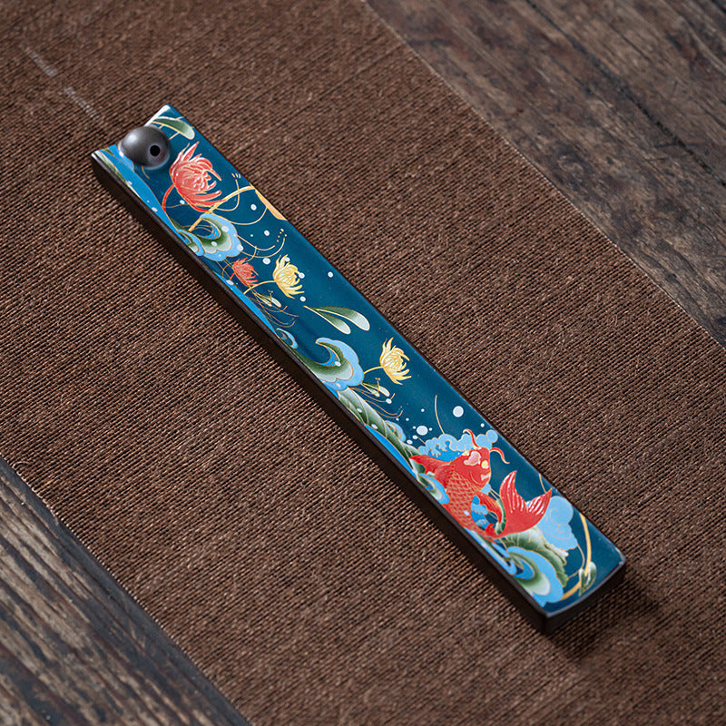 Enamel Wire Incense Burner Incense Insert Ornaments Ceramic Creative Tea Ceremony Enshrines Antique Lying Incense Burner Household Cloisonne Sandalwood Incense Burner sariiholidaycouture