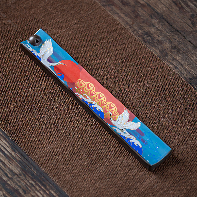Enamel Wire Incense Burner Incense Insert Ornaments Ceramic Creative Tea Ceremony Enshrines Antique Lying Incense Burner Household Cloisonne Sandalwood Incense Burner sariiholidaycouture