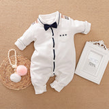 Long-sleeves Gentleman's Romper  Baby Clothes sariiholidaycouture