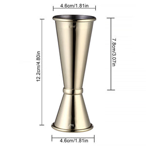 Cocktail Bar Gadget With Graduated Glassware sariiholidaycouture