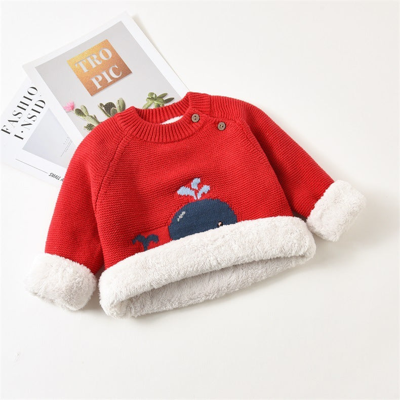 Baby plush warm clothes sariiholidaycouture