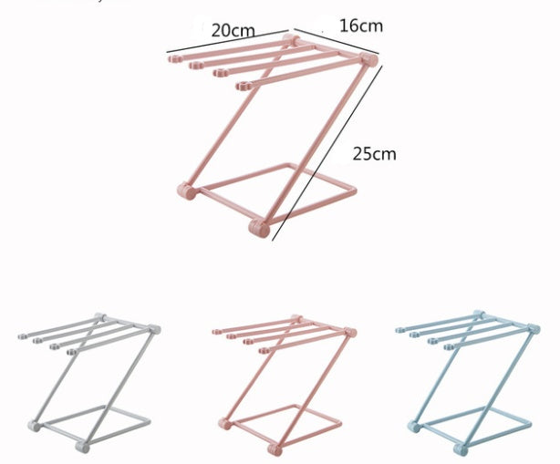 Foldable Dishcloth Shelf Kitchen Accessories Gadget Organizer sariiholidaycouture