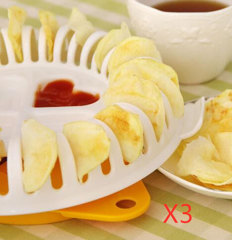Potato Chips Plastic Maker Kitchen Accessories Gadget Healthy Home Low Calories Kitchen Cooking Tools Cozinha sariiholidaycouture