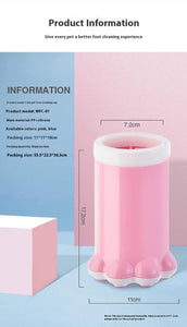 Dog Cleaning And Beauty Tools Portable Pets Dog's Paw Large Silicone Foot-washing Machine Pet Products sariiholidaycouture