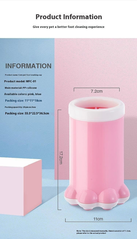 Dog Cleaning And Beauty Tools Portable Pets Dog's Paw Large Silicone Foot-washing Machine Pet Products sariiholidaycouture