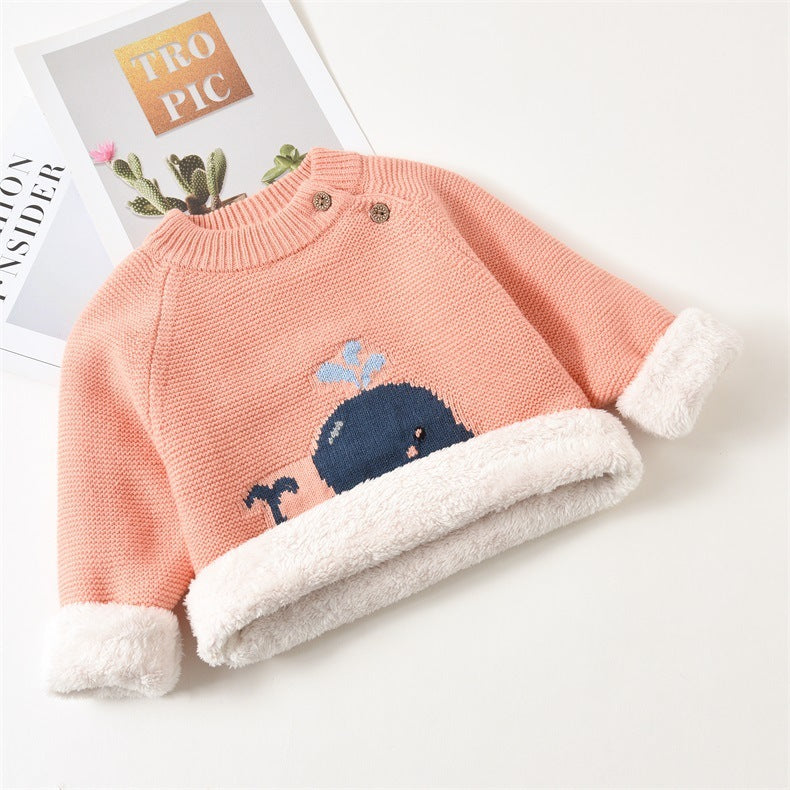 Baby plush warm clothes sariiholidaycouture