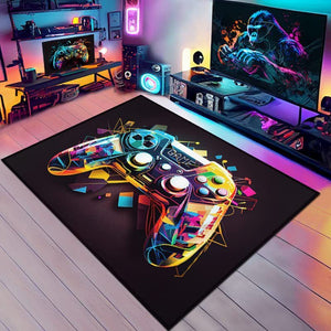 Boy's Room Cloth With E-sports Games Carpet sariiholidaycouture