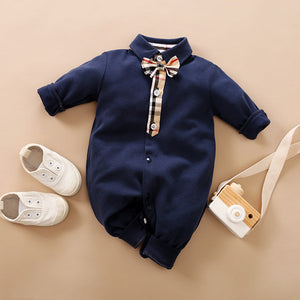 Long-sleeves Gentleman's Romper  Baby Clothes sariiholidaycouture