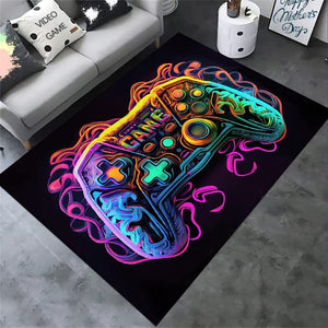 Boy's Room Cloth With E-sports Games Carpet sariiholidaycouture