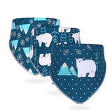 Simple Printed Baby Products Cotton Saliva Towel sariiholidaycouture