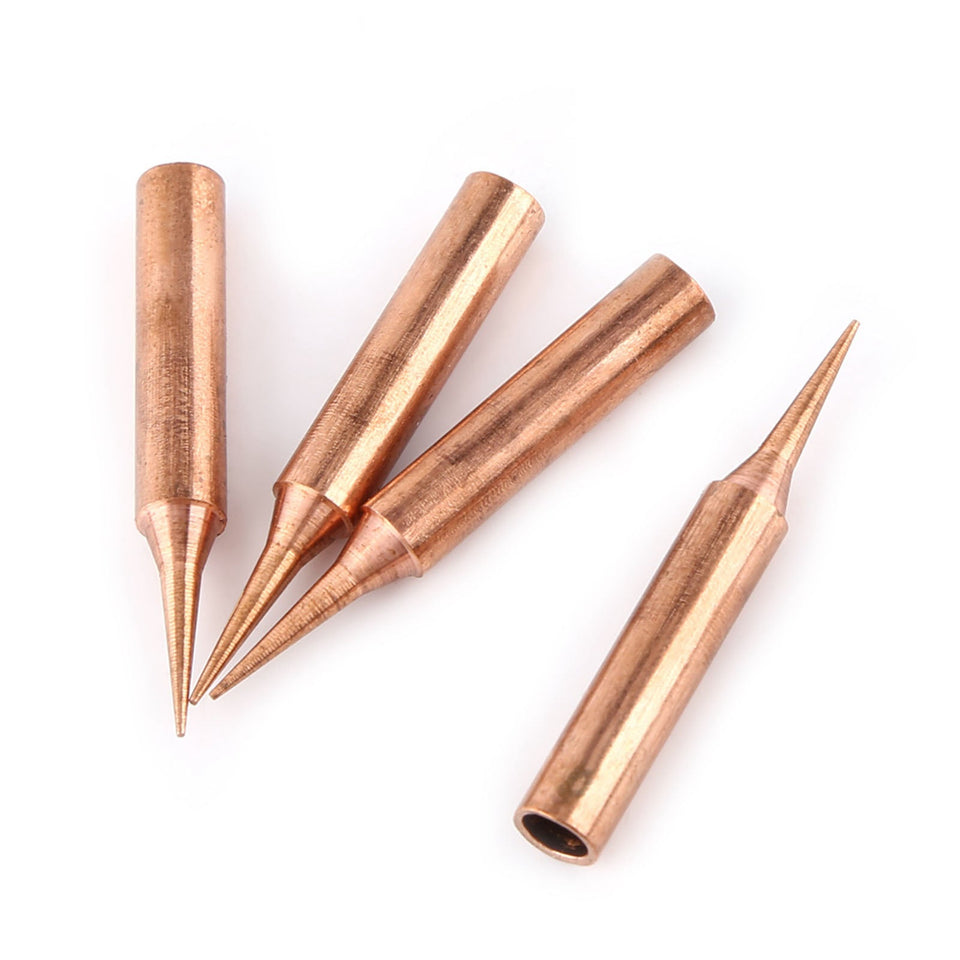 10Pcs Pure Copper Low Temperature Soldering Iron Solder Tips Station Tool 900M-T-I sariiholidaycouture