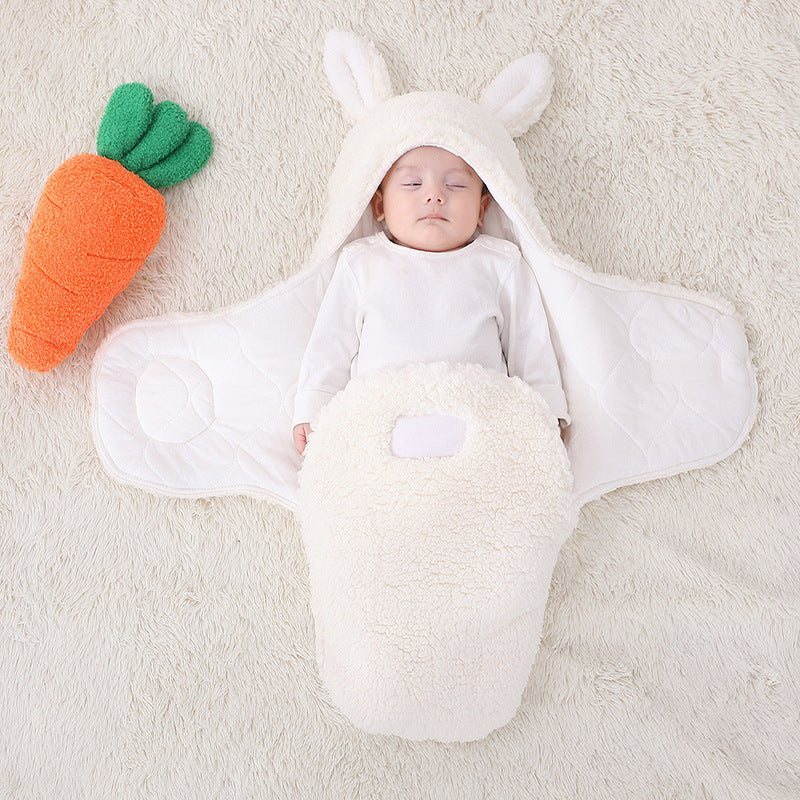 Maternal And Infant Products Newborn Lamb Velvet Quilt Baby Quilt Autumn And Winter Thickened Split-Leg Sleeping Bag Baby Quilt eprolo