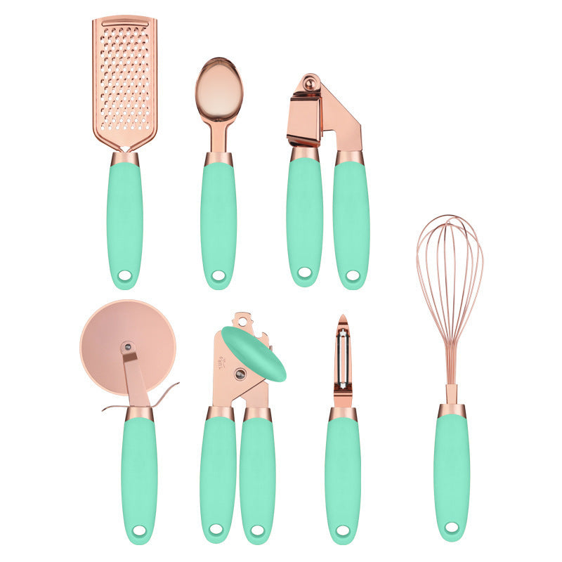 Kitchen Household Peeler Gadget Copper Plating Set sariiholidaycouture