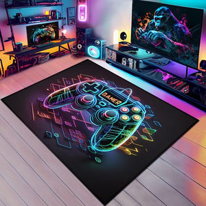 Boy's Room Cloth With E-sports Games Carpet sariiholidaycouture