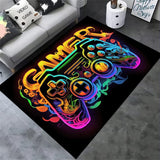Boy's Room Cloth With E-sports Games Carpet sariiholidaycouture