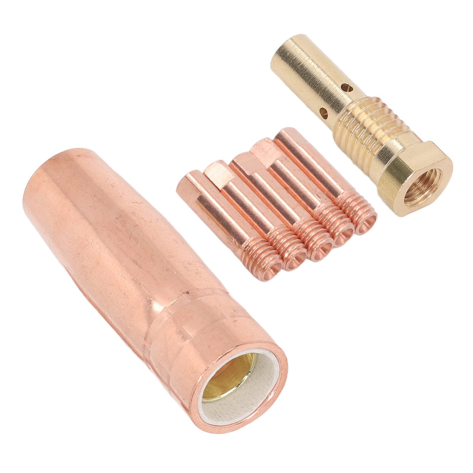 MIG Welding Gun Accessory Flux Core Gasless 0.9mm 0.035in Brass Nozzle Tips Kit Equipment for Century FC90 80GL sariiholidaycouture