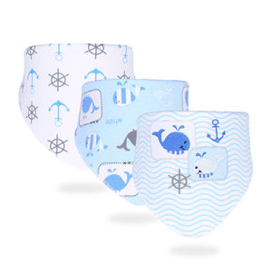 Simple Printed Baby Products Cotton Saliva Towel sariiholidaycouture