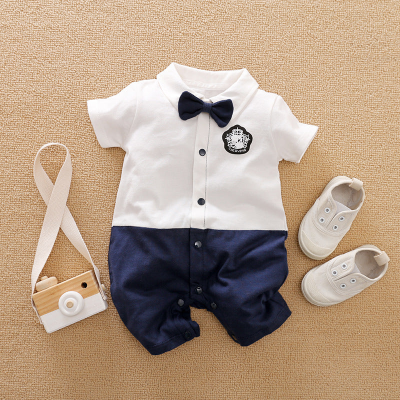 Long-sleeves Gentleman's Romper  Baby Clothes sariiholidaycouture