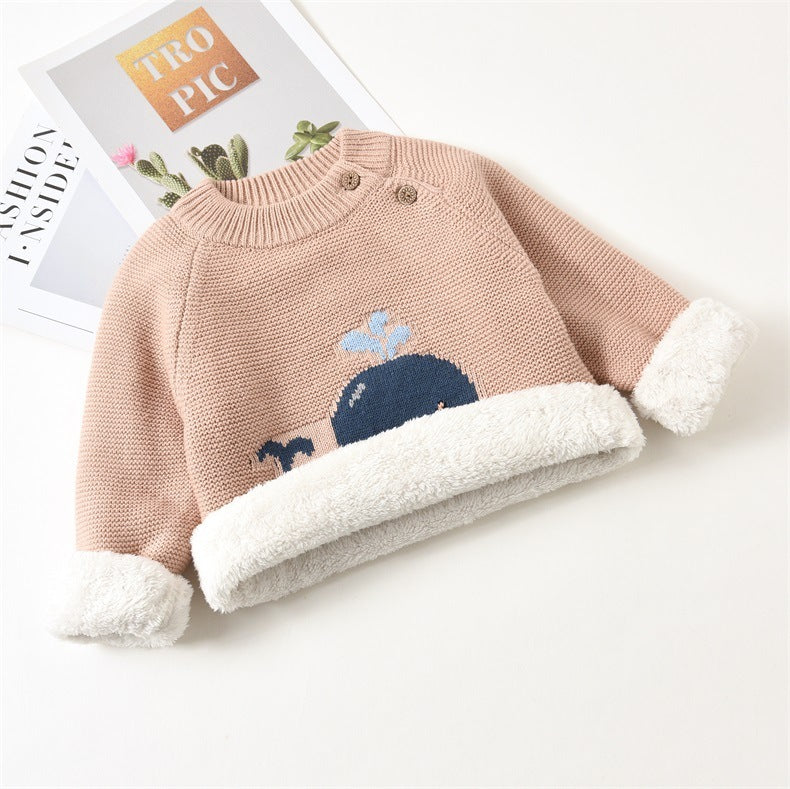 Baby plush warm clothes sariiholidaycouture