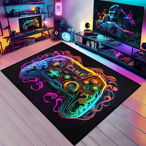 Boy's Room Cloth With E-sports Games Carpet sariiholidaycouture