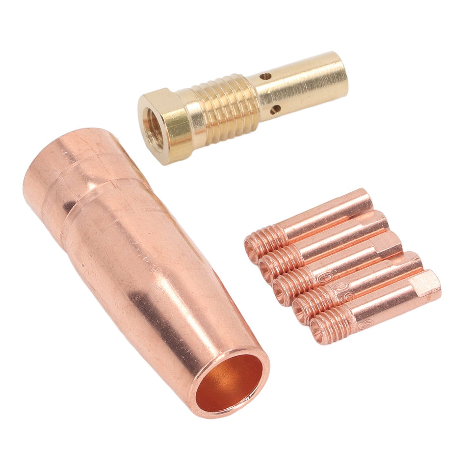 MIG Welding Gun Accessory Flux Core Gasless 0.9mm 0.035in Brass Nozzle Tips Kit Equipment for Century FC90 80GL sariiholidaycouture