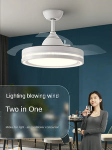 Modern Electric Living Room Chandelier Fan sariiholidaycouture