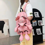 2024 Cute Girl Doll Design Mickey Backpack Junior High School Student College Student Backpack Crossbudents High Beauty Backpack sariiholidaycouture