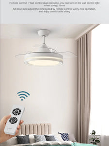 Modern Electric Living Room Chandelier Fan sariiholidaycouture