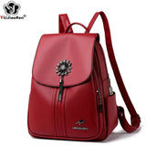 Fashion Tassel Back Pack Women High Quality Designer Backpack Brand Ladies Rucksack Travel Bagpack Large Capacity School Bags sariiholidaycouture