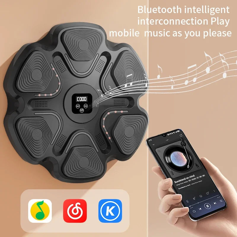 New Smart Music Boxing Machine Adult/Children Sports Fitness Boxing Trainer Home Exercise Response Training Boxing Wall Target sariiholidaycouture