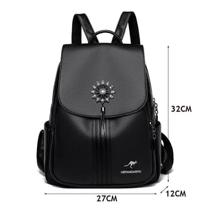 Fashion Tassel Back Pack Women High Quality Designer Backpack Brand Ladies Rucksack Travel Bagpack Large Capacity School Bags sariiholidaycouture