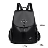Fashion Tassel Back Pack Women High Quality Designer Backpack Brand Ladies Rucksack Travel Bagpack Large Capacity School Bags sariiholidaycouture