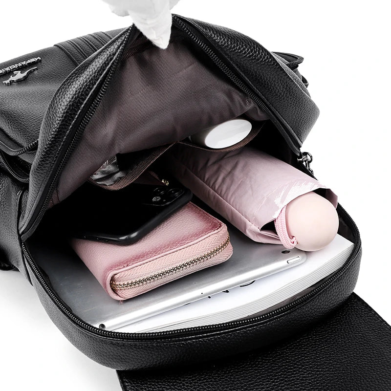 Fashion Tassel Back Pack Women High Quality Designer Backpack Brand Ladies Rucksack Travel Bagpack Large Capacity School Bags sariiholidaycouture