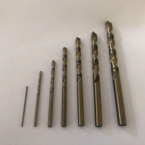 7 7.0 7.1 7.2 7.3 7.4 7.5 7.6 7.7 7.8 7.9 8mm HSS-CO M35 Cobalt Steel Straight Shank Twist Drill Bits For Stainless Steel sariiholidaycouture