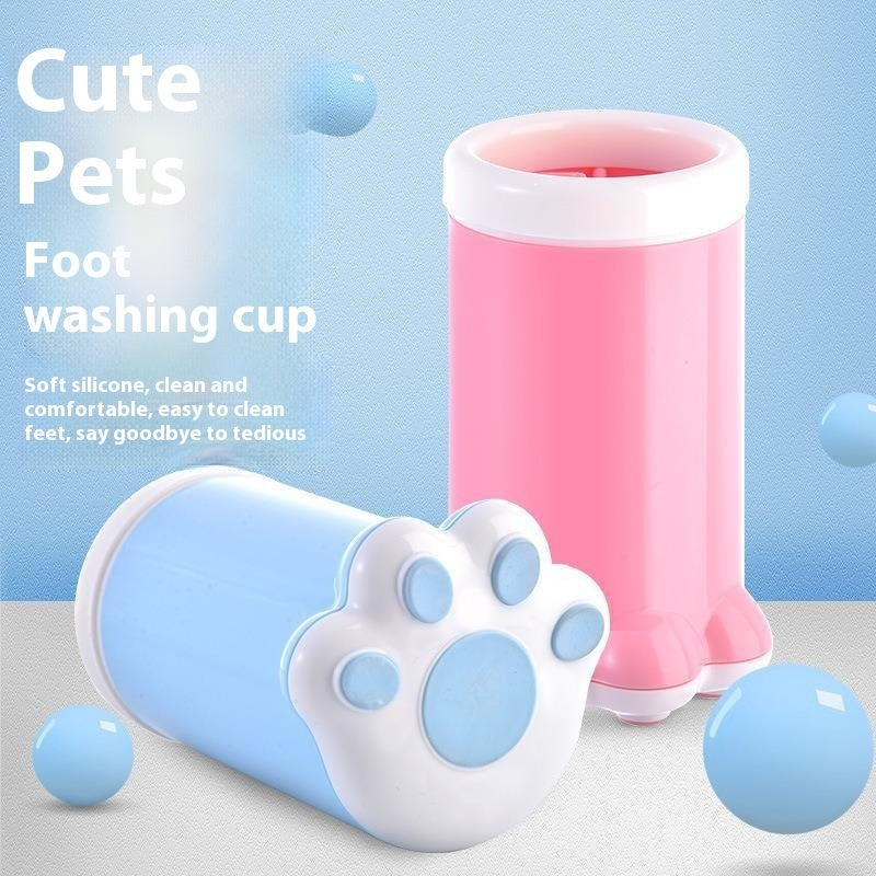 Dog Cleaning And Beauty Tools Portable Pets Dog's Paw Large Silicone Foot-washing Machine Pet Products sariiholidaycouture