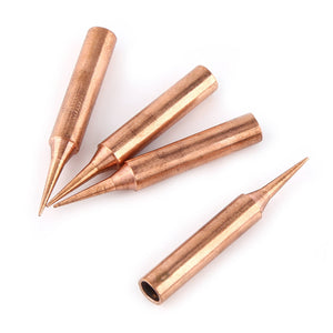 10Pcs Pure Copper Low Temperature Soldering Iron Solder Tips Station Tool 900M-T-I sariiholidaycouture