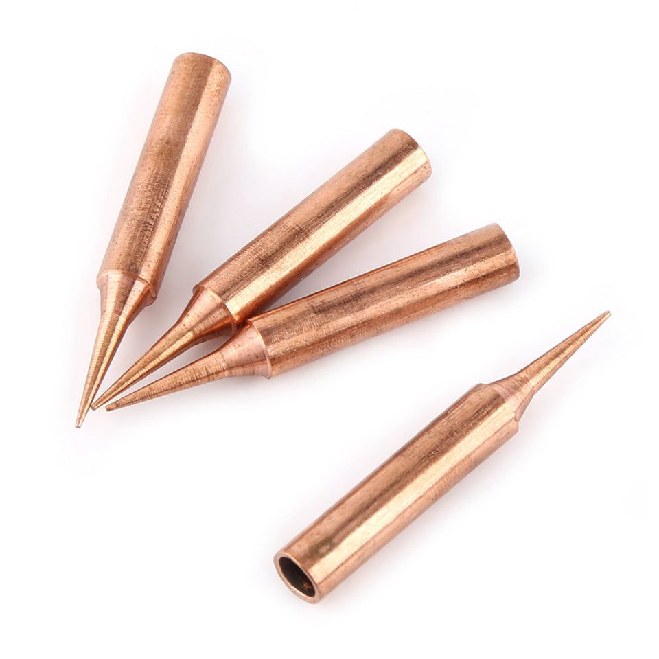 10Pcs Pure Copper Low Temperature Soldering Iron Solder Tips Station Tool 900M-T-I sariiholidaycouture