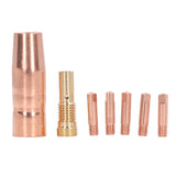 MIG Welding Gun Accessory Flux Core Gasless 0.9mm 0.035in Brass Nozzle Tips Kit Equipment for Century FC90 80GL sariiholidaycouture