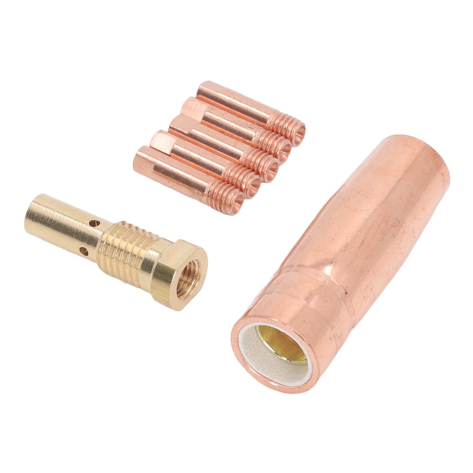 MIG Welding Gun Accessory Flux Core Gasless 0.9mm 0.035in Brass Nozzle Tips Kit Equipment for Century FC90 80GL sariiholidaycouture