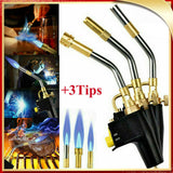 Propane Mapp Gas Blow Torch Welding Soldering Brazing Plumbers Tool 3 Tips GB sariiholidaycouture