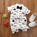 Long-sleeves Gentleman's Romper  Baby Clothes sariiholidaycouture